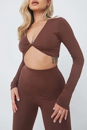 crop top long sleeve